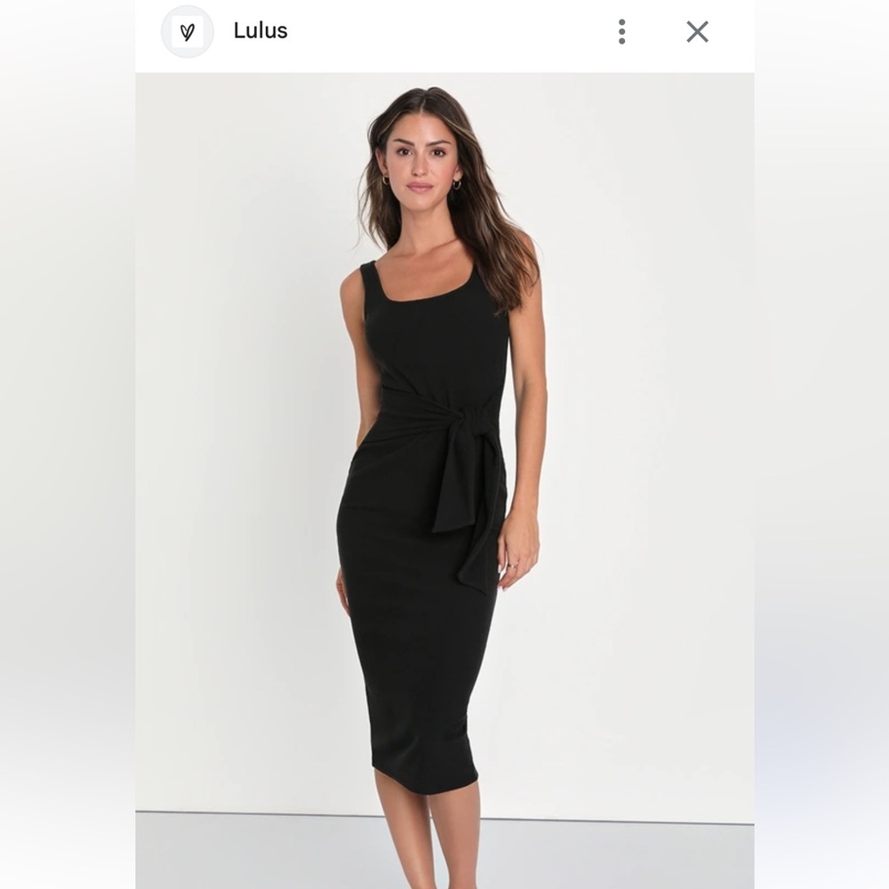 Black bodycon Lulus Dress